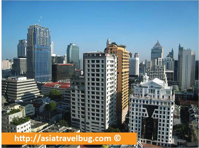 Lovely Bangkok City View of our Studio at Urbana Langsuan Hotel