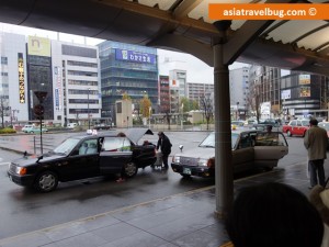 Taxi Bay Outside JR Kyoto Station