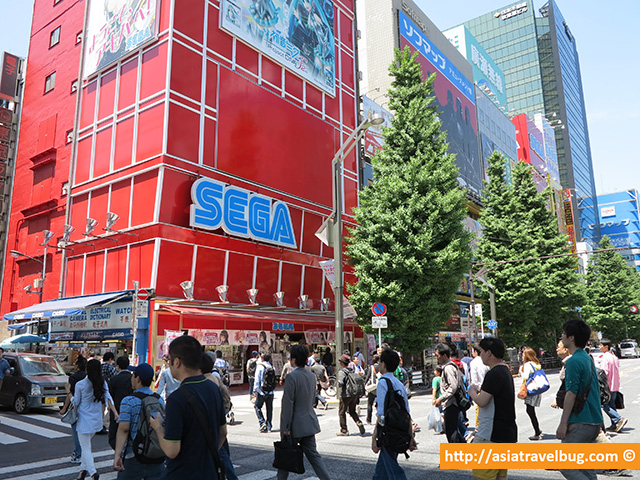 One of the multitude of anime shops in the Akihabara Shopping area