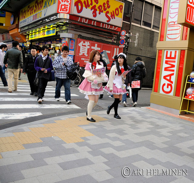 Akihabara Maid Cafe Promoters | tokyo itinerary