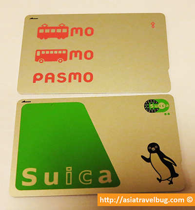 Pasmo and Suica Reloadable Transit Cards | Tokyo Itinerary Transporation