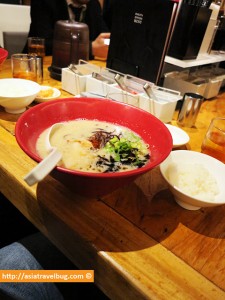 Ippudo Ramen Bowl at Ginza Tokyo Japan