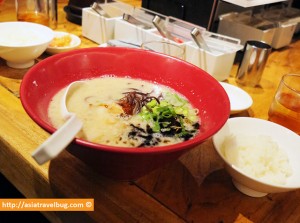 Ramen Bowl Lunch at Ippudo Ginza Tokyo