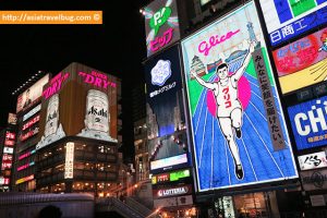 The Famous Glico Man at Dotonbori Namba where to stay in osaka