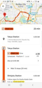 google maps train schedule pocket wifi in japan