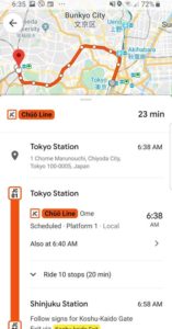 Google Maps Real Train Schedule Made Possible by Pocket Wifi